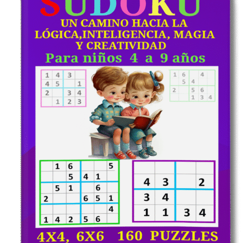SUDOKU NUMÉRICO PARA NIÑOS DE 4 A 9 AÑOS